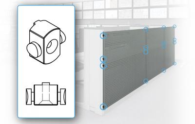 ESD Rear Panel Mounting Set 84 x 426 mm Knurr Vertiv Workstations Elicon Consoles ESD Products